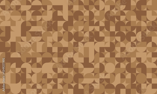 A beautifully crafted vector background with brown geometric figures forms a striking, artistic, and visually rich pattern, making it ideal for modern and elegant designs.

