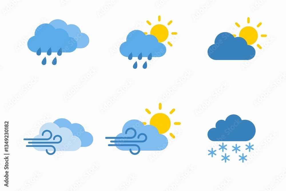 weather icons set, set of weather icons, weather icons set, set of weather icons,