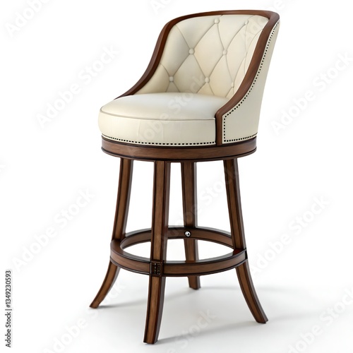 Bar stool on white background. remove background just one click

