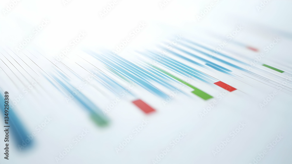 Abstract Financial Report Showing Individual Investment Gains Trends Abstract Financial Report Showing Individual Investment Gains Trends