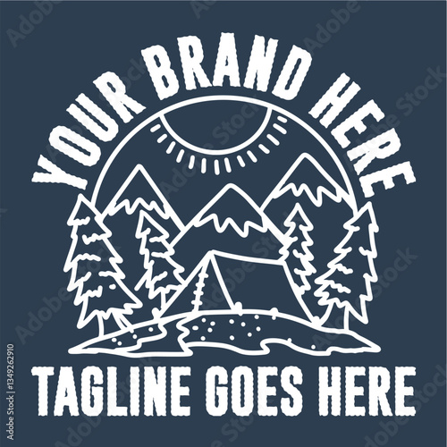 premade tshirt t-shirt mountain streetwear jungle hike camp pine clothing design ruska studio