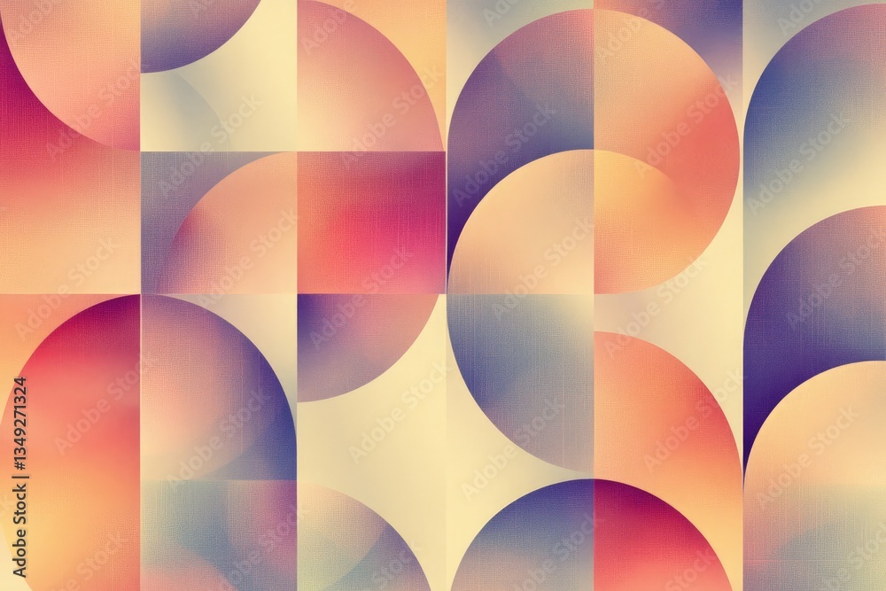 A gradient-based geometric pattern using overlapping shapes, transitioning from warm to cool tones. A gradient-based geometric pattern using overlapping shapes, transitioning from warm to cool tones.