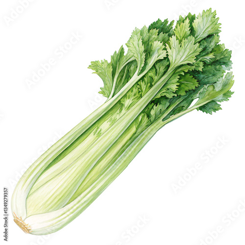 Vibrant Green Celery Stalks Freshly Picked Crisp And Juicy Ready For Culinary Delights Healthy Eating Natural Goodness Farm To Fork