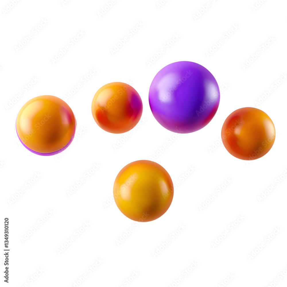 colored balls isolated on white colored balls isolated on white