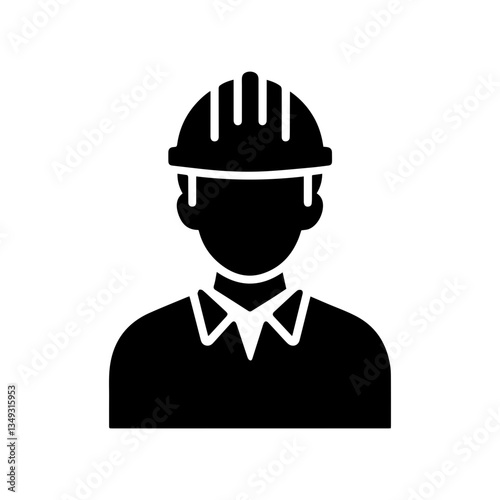 Construction Builder Engineer Worker vector icon 