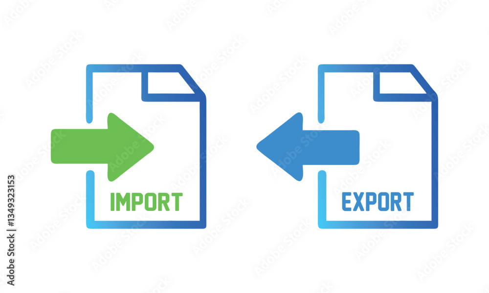 File Import Export Icons, Data Transfer Arrows, File Management Symbols, Document Exchange Graphics, File Import Export Symbol File Import Export Icons, Data Transfer Arrows, File Management Symbols, Document Exchange Graphics, File Import Export Symbol