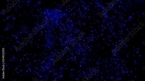 Wallpaper Mural Cosmic Dust: A mesmerizing close-up of cosmic dust particles scattered against a black background, evoking a sense of the vast universe and the mysteries of space Torontodigital.ca