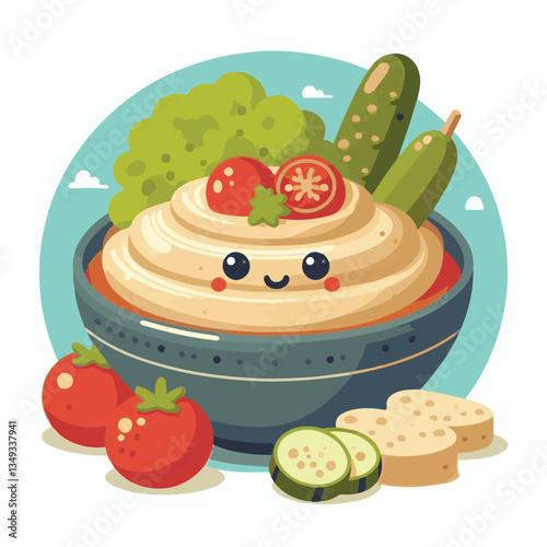 food, eggplant, cuisine, arabic, traditional, appetizer, vegetarian, dip, hummus, babaganoush, turkish, lebanese, vegetable, mediterranean, ganoush, parsley, healthy, snack, arabian, greek, baba, back