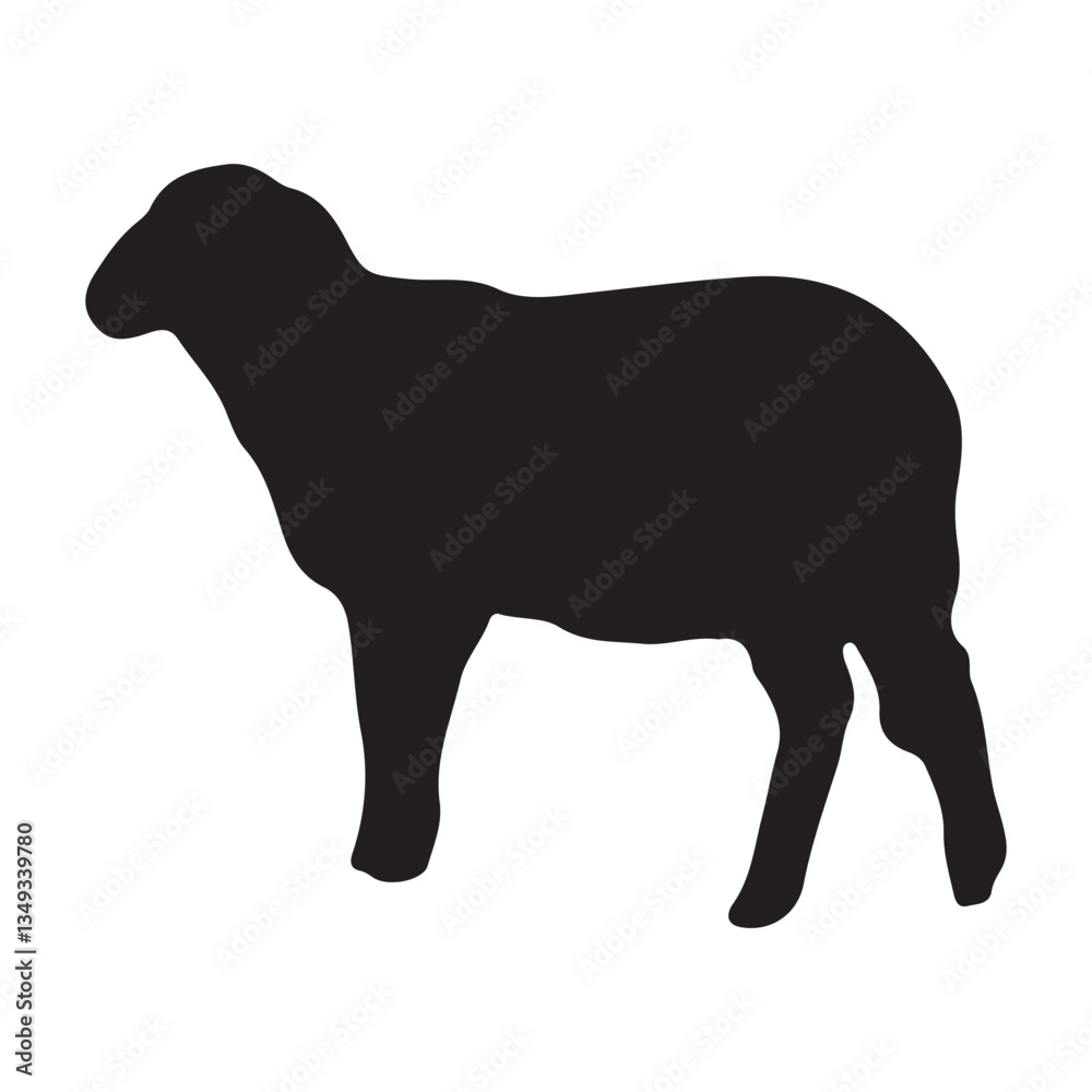 sheep silhouette sheep silhouette
