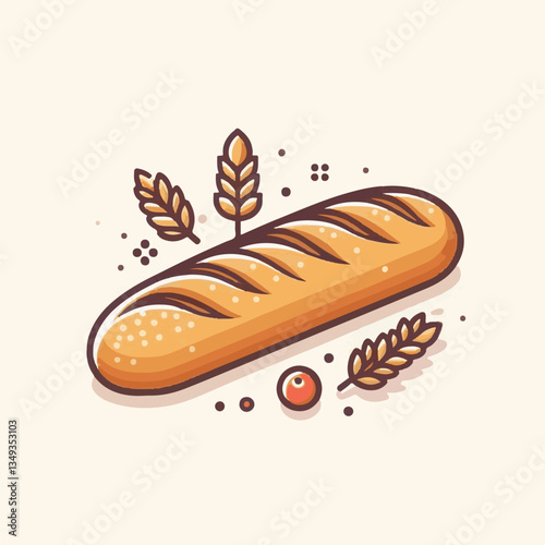 baguette, food, bread, bakery, breakfast, french, bun, meal, fresh, pastry, loaf, wheat, healthy, crust, tasty, nutrition, brown, isolated, flour, bake, organic, background, traditional, delicious, ce