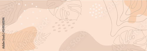 A light pink background with a lot of dots and lines. The background is a mix of different shapes and colors