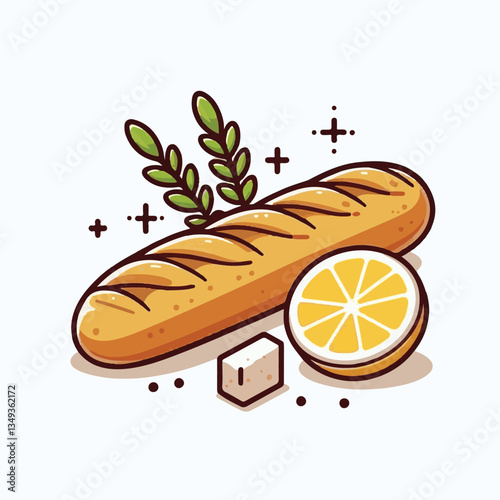 baguette, food, bread, bakery, breakfast, french, bun, meal, fresh, pastry, loaf, wheat, healthy, crust, tasty, nutrition, brown, isolated, flour, bake, organic, background, traditional, delicious, ce
