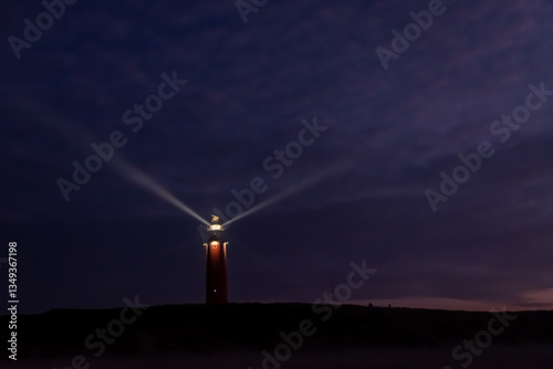 Canvas-taulu Eierland, De Cocksdorp, Texel, The Netherlands, Oktober 28th, 2024, A stunning l