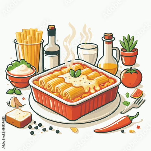 italian, food, sauce, pasta, cheese, dish, cuisine, ziti, tomato, plate, baked, meal, casserole, lunch, homemade, mozzarella, restaurant, basil, marinara, kitchen, dinner, parmesan, cooked, culture, t