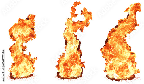 Vector fire blaze set isolated, flames burning, fire design, wildfire set, blaze effect, flame, heat, fiery blaze, isolated flames, fire artwork, heat illustrations