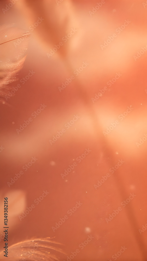 Fototapeta premium Smooth pastel backdrop with soft floating dust par