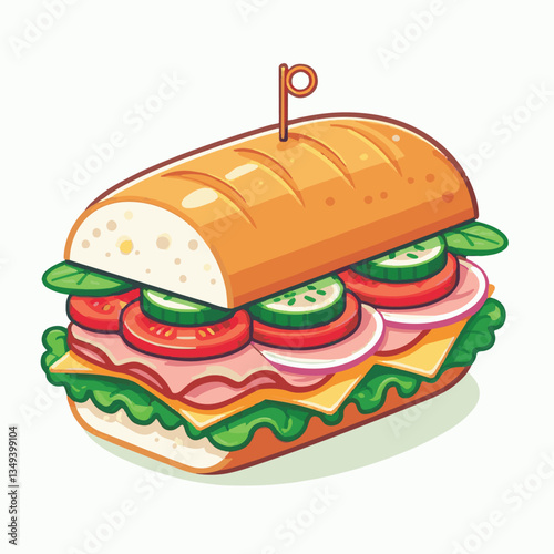 bread, baguette, meal, meat, fresh, food, background, cucumber, carrot, lunch, cuisine, coriander, sandwich, asian, traditional, vietnamese, pork, vietnam, sliced, closeup, cilantro, vegetable, street