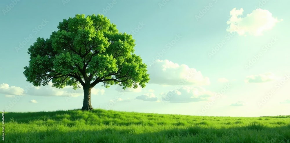 Obraz premium Dense foliage surrounds a single tree on a plain surface, foliage, branches