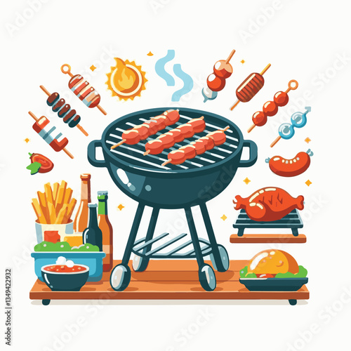 bbq, food, barbecue, grill, party, cooking, meat, picnic, grilling, summer, meal, grilled, cook, beef, cookout, hot, background, barbeque, steak, fire, backyard, pork, flame, delicious, smoke, outdoor
