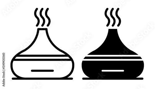 Diffuser icons pack. vector illustrations designs