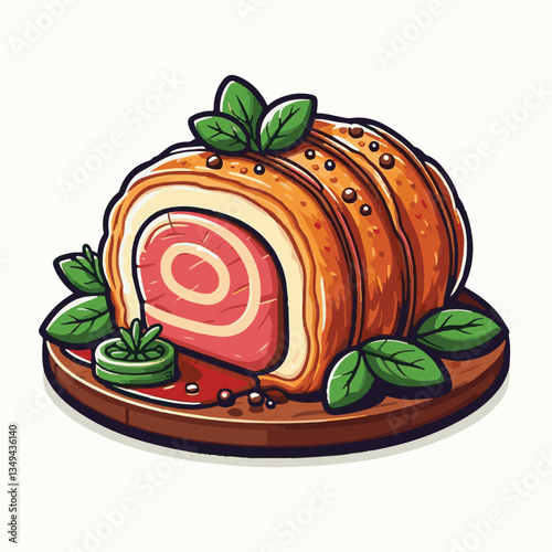 meat, food, traditional, slice, dinner, pastry, meal, beef, cooking, red, lunch, holiday, wellington, sauce, roasted, recipe, puff, cut, fillet, stuffed, steak, pie, christmas, tradition, ingredient, 