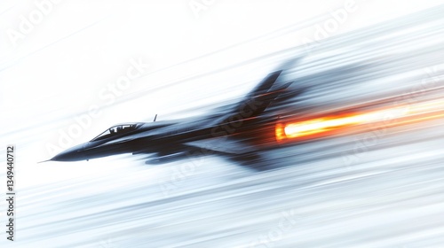 Supersonic Flight: A Jet Fighter's Breakneck Speed