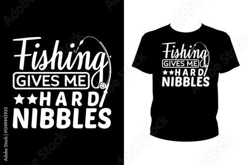 Fishing gives me hard nibbles - Art files for Cricut and Silhouette. You can edit them with Adobe Illustrator.