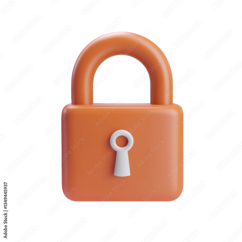 Secure padlock for protection and privacy Secure padlock for protection and privacy