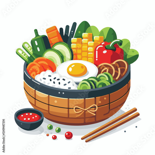 bibimbap, asian, cuisine, meal, healthy, delicious, food, rice, gourmet, korean food, vegetable, cooking, dinner, fresh, colorful, bowl, lunch, traditional, dish, egg, beef, spicy, korean, carrot, mea