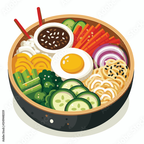 bibimbap, asian, cuisine, meal, healthy, delicious, food, rice, gourmet, korean food, vegetable, cooking, dinner, fresh, colorful, bowl, lunch, traditional, dish, egg, beef, spicy, korean, carrot, mea