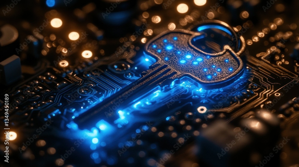 Digital key on circuit board (5) Digital key on circuit board (5)