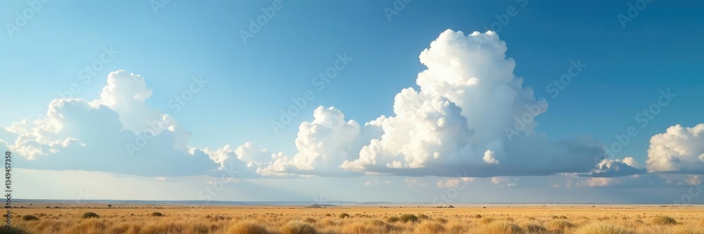 Drifting cumulus clouds casting shadows on expansive plains, cumulus clouds, cloud formations, shadows Drifting cumulus clouds casting shadows on expansive plains, cumulus clouds, cloud formations, shadows
