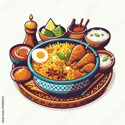 chicken, dinner, spicy, indian, cuisine, dish, asian, basmati, rice, meat, food, lunch, background, biryani, cooked, delicious, healthy, meal, india, restaurant, arabic, cooking, homemade, isolated, t