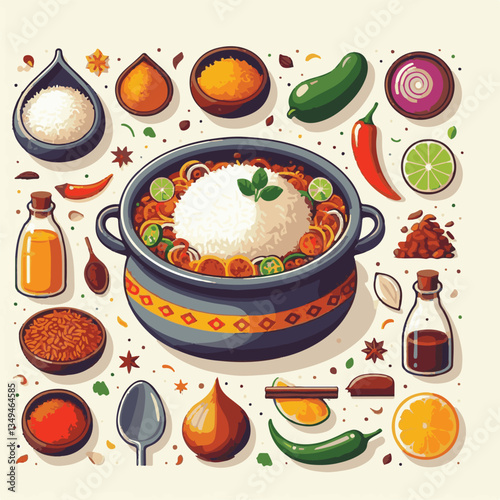 chicken, dinner, spicy, indian, cuisine, dish, asian, basmati, rice, meat, food, lunch, background, biryani, cooked, delicious, healthy, meal, india, restaurant, arabic, cooking, homemade, isolated, t