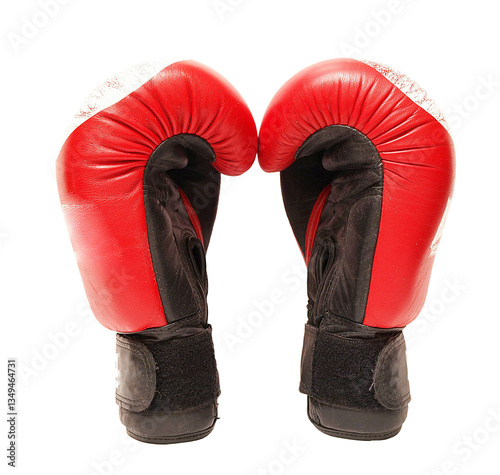 Obraz na płótnie Red boxing gloves isolated w salonie