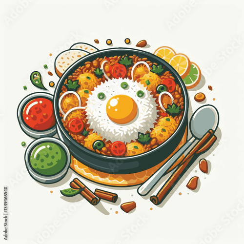 chicken, dinner, spicy, indian, cuisine, dish, asian, basmati, rice, meat, food, lunch, background, biryani, cooked, delicious, healthy, meal, india, restaurant, arabic, cooking, homemade, isolated, t