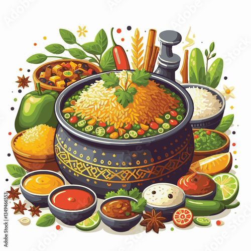 chicken, dinner, spicy, indian, cuisine, dish, asian, basmati, rice, meat, food, lunch, background, biryani, cooked, delicious, healthy, meal, india, restaurant, arabic, cooking, homemade, isolated, t