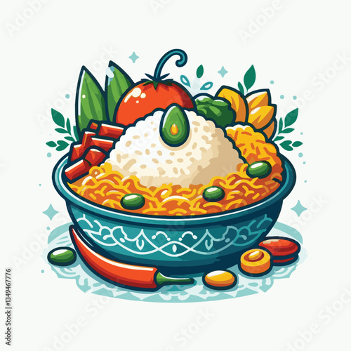 chicken, dinner, spicy, indian, cuisine, dish, asian, basmati, rice, meat, food, lunch, background, biryani, cooked, delicious, healthy, meal, india, restaurant, arabic, cooking, homemade, isolated, t