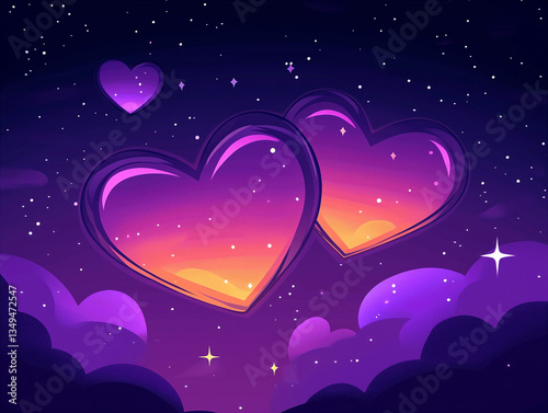 Lovely pink heart patterns for a sweet and loving Valentine’s or Women’s Day greeting.
