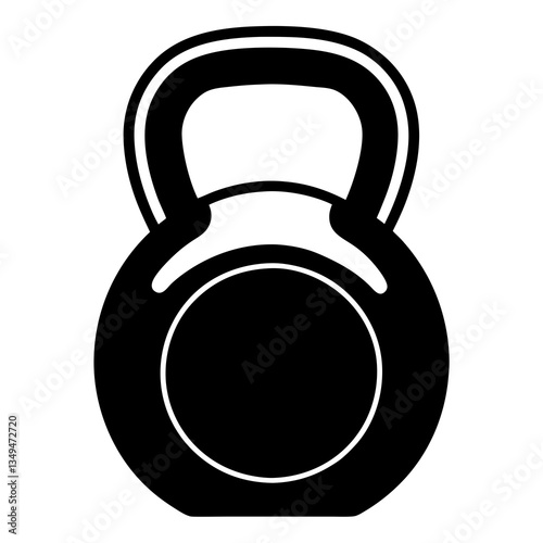 Kettlebell and weightlifting silhouette vector for fitness enthusiasts. Great for workout designs, gym decor, and exercise-related graphics.
