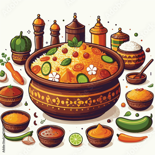 chicken, dinner, spicy, indian, cuisine, dish, asian, basmati, rice, meat, food, lunch, background, biryani, cooked, delicious, healthy, meal, india, restaurant, arabic, cooking, homemade, isolated, t