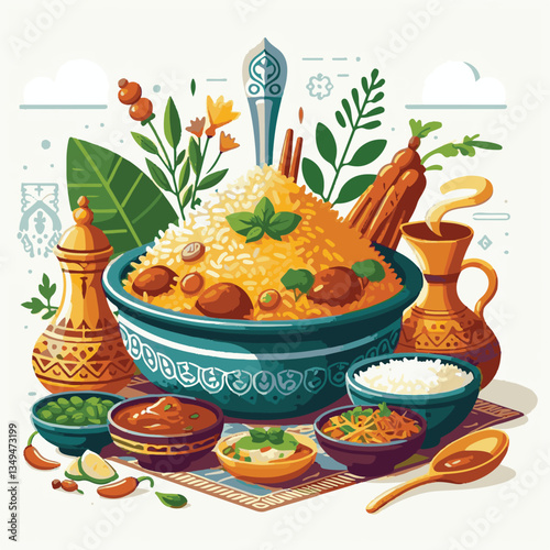 chicken, dinner, spicy, indian, cuisine, dish, asian, basmati, rice, meat, food, lunch, background, biryani, cooked, delicious, healthy, meal, india, restaurant, arabic, cooking, homemade, isolated, t