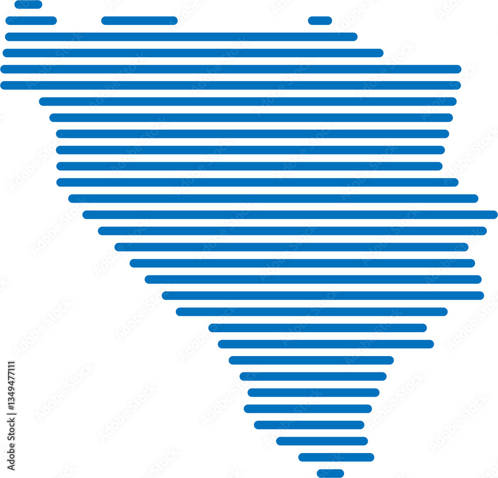 horizontal line drawing of bosnia map.