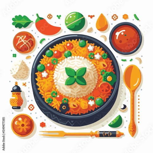 chicken, dinner, spicy, indian, cuisine, dish, asian, basmati, rice, meat, food, lunch, background, biryani, cooked, delicious, healthy, meal, india, restaurant, arabic, cooking, homemade, isolated, t