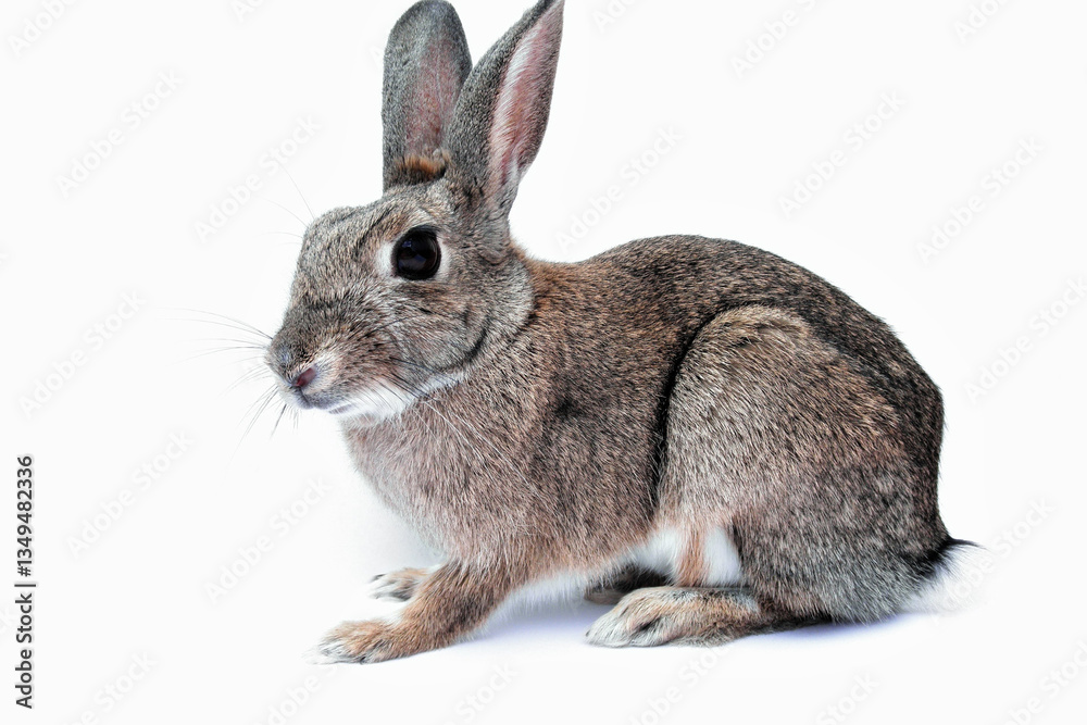 Obraz premium Bunny with white background