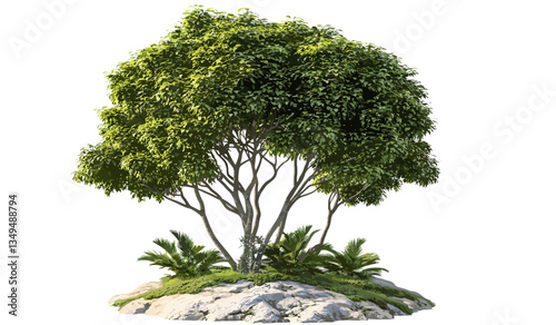 Tropics Tree shapes vector, cut out trees, transparent backgrounds, tropical landscape, nature vector, tropical foliage, landscape design, eco-friendly tree illustrations