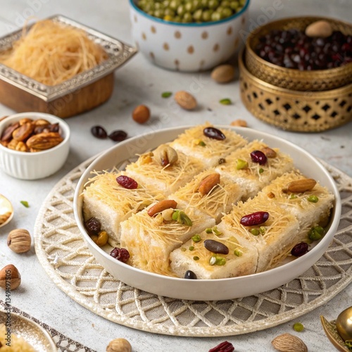 Delicious Nawabi Semai Dessert Platter for Eid - Traditional Sweet Treat