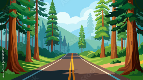 road in the forest
