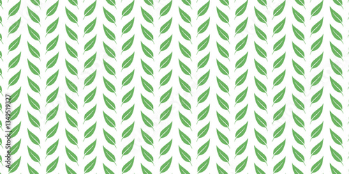 minimalist seamless pattern leaves with geometric patterns. leaf background