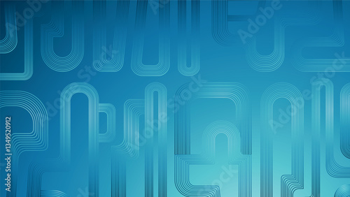 Blue geometric background. Dynamic shapes composition for cover, presentation, banner, invitations and more. Vector illustration